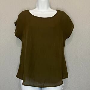 Olive green agaci blouse
